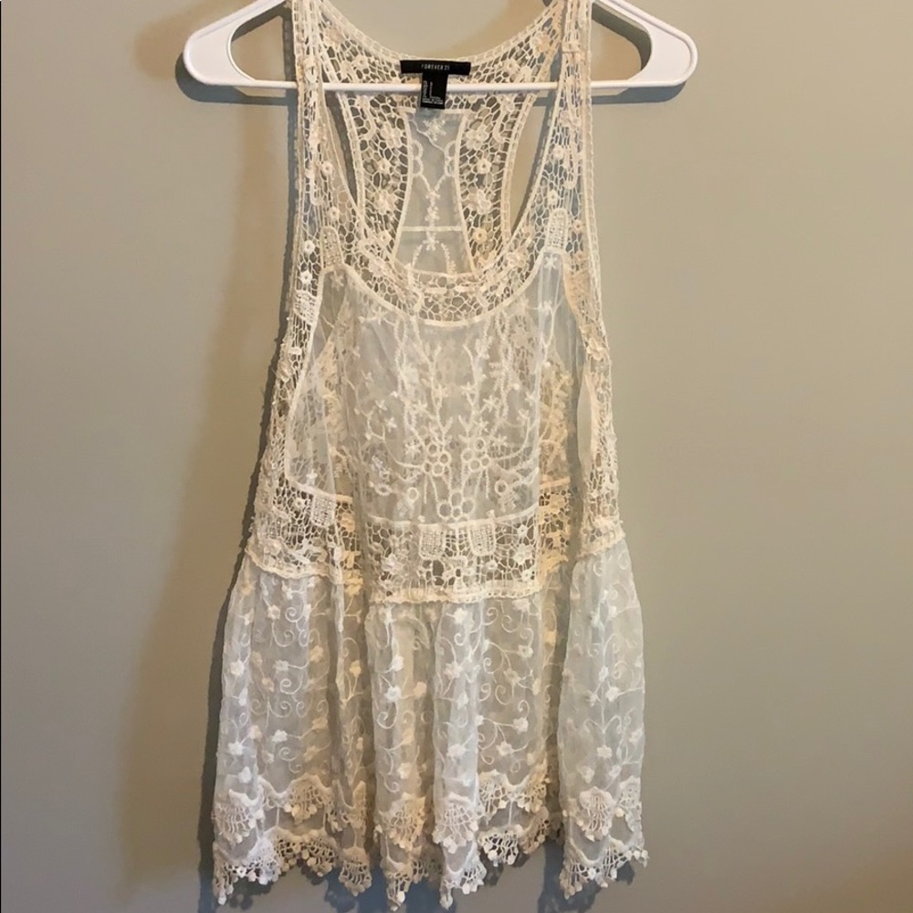 Forever 21 Crochet/Lace Dress